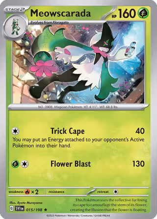 Meowscarada 15/198 Pokemon card