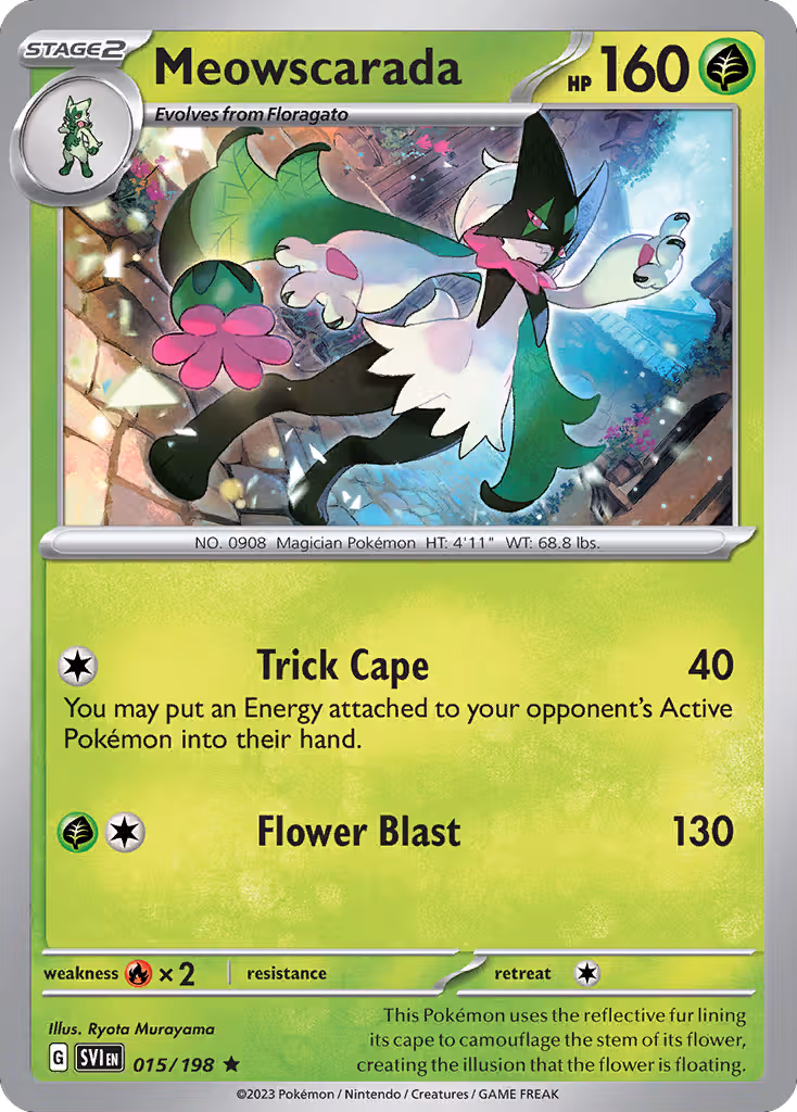 Meowscarada 15/198 Pokemon card