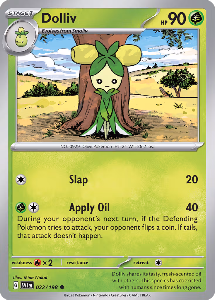 Dolliv 22/198 Pokemon card