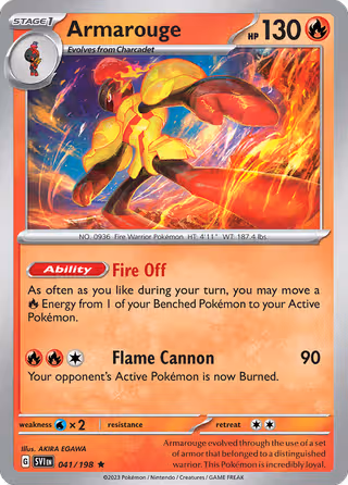 Armarouge 41/198 Pokemon card