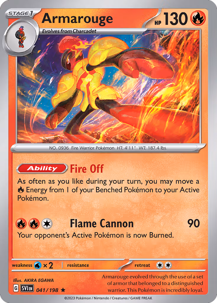 Armarouge 41/198 Pokemon card