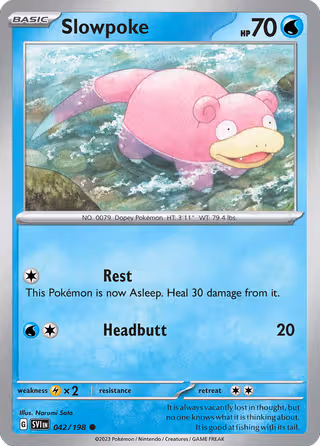 Slowpoke 42/198 Pokemon card