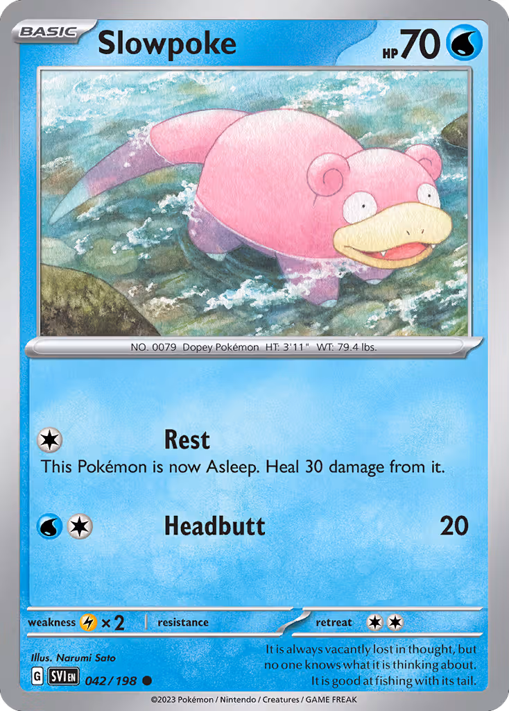 Slowpoke 42/198 Pokemon card