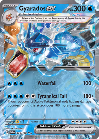 Gyarados ex 45/198 Pokemon card