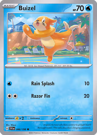 Buizel 46/198 Pokemon card