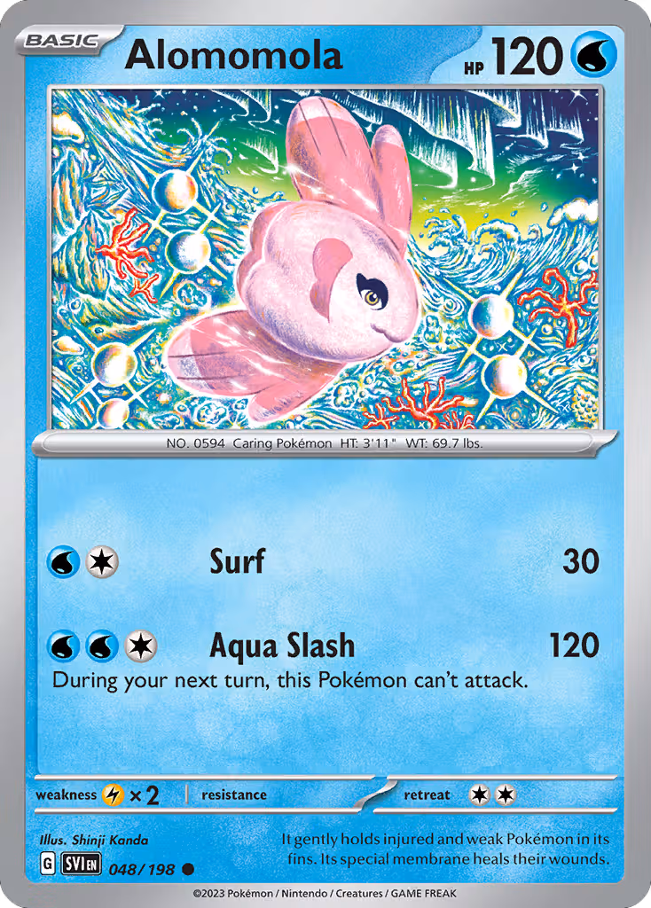 Alomomola 48/198 Pokemon card