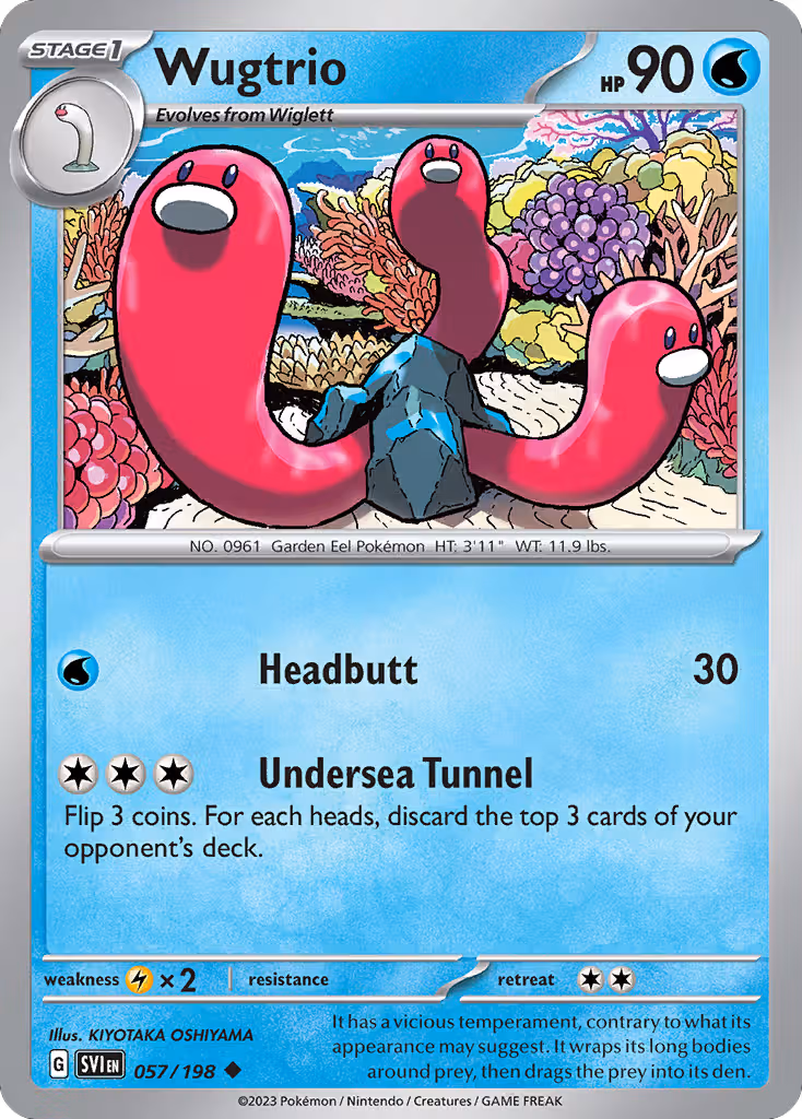 Wugtrio 57/198 Pokemon card