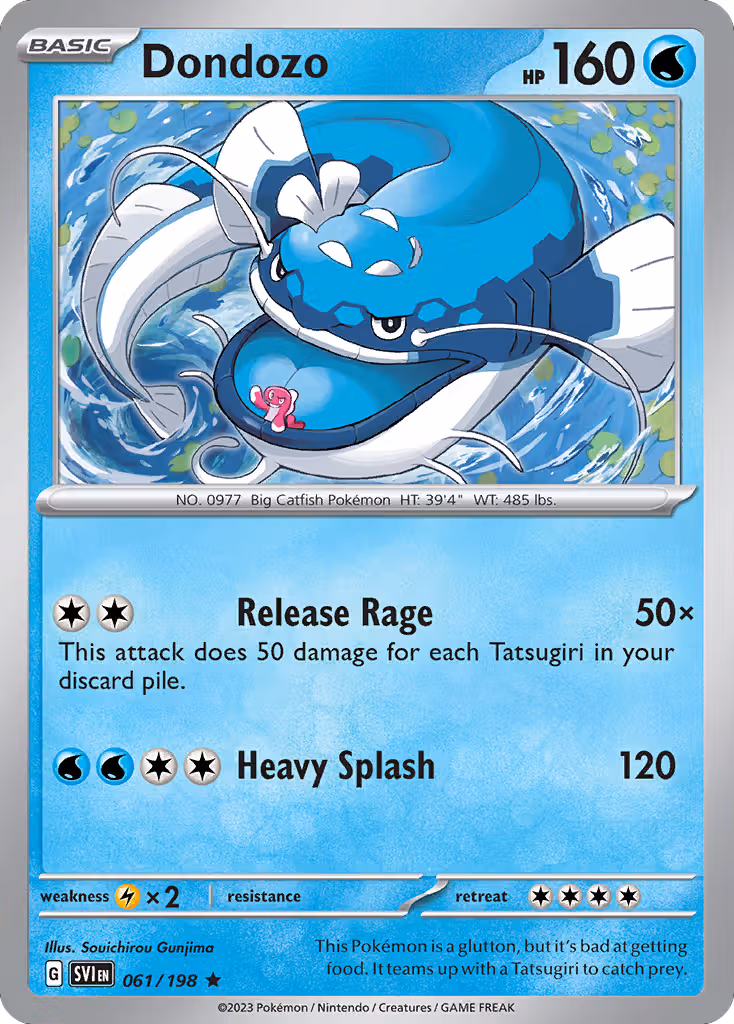 Dondozo 61/198 Pokemon card