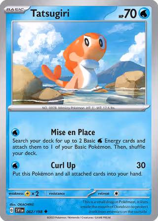 Tatsugiri 62/198 Pokemon card