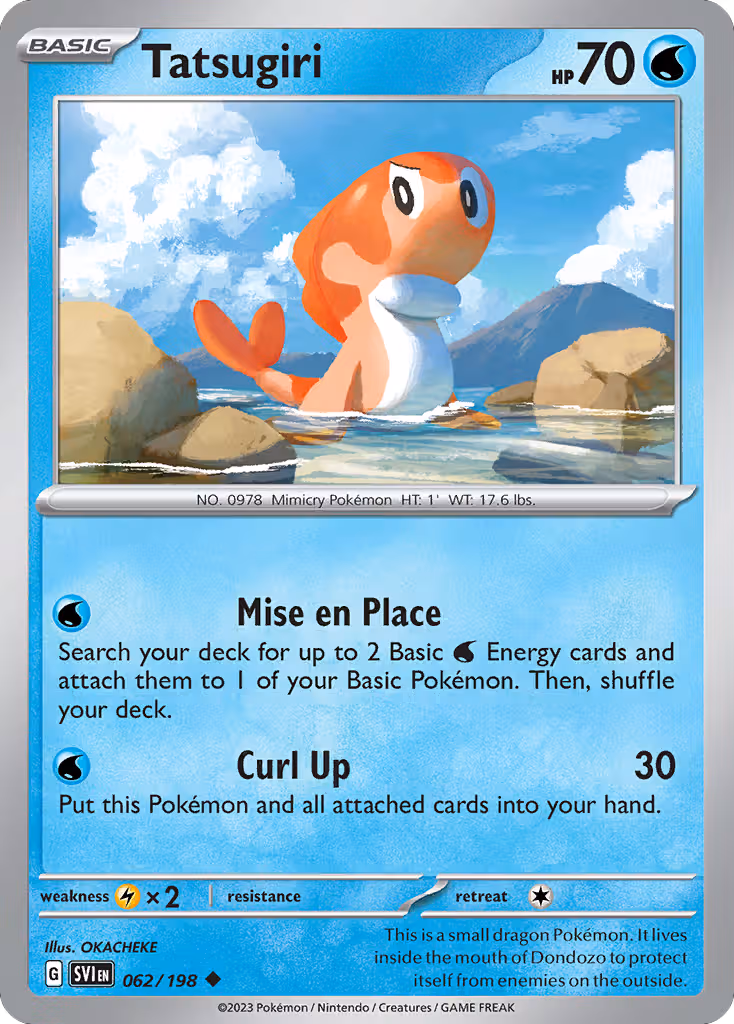Tatsugiri 62/198 Pokemon card
