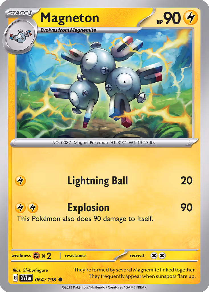 Magneton 64/198 Pokemon card