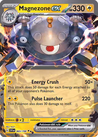 Magnezone ex 65/198 Pokemon card