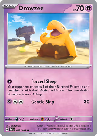 Drowzee 82/198 Pokemon card