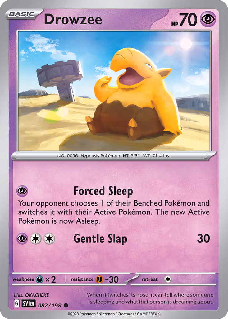 Drowzee 82/198 Pokemon card