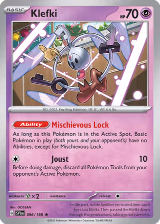 Klefki 96/198 Pokemon card