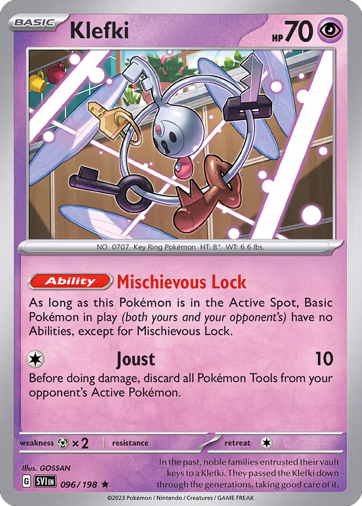 Klefki 96/198 Pokemon card
