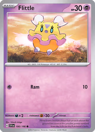 Flittle 100/198 Pokemon card
