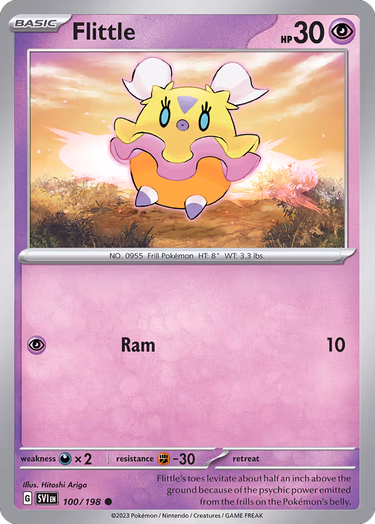 Flittle 100/198 Pokemon card