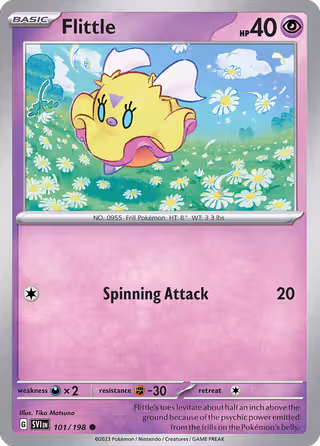 Flittle 101/198 Pokemon card