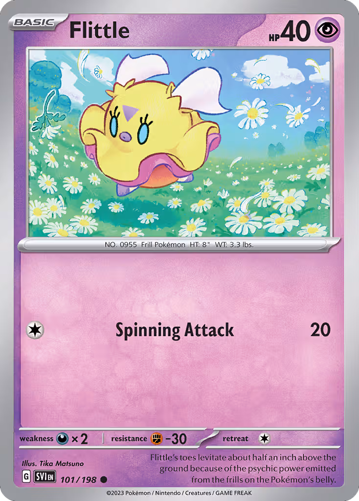 Flittle 101/198 Pokemon card