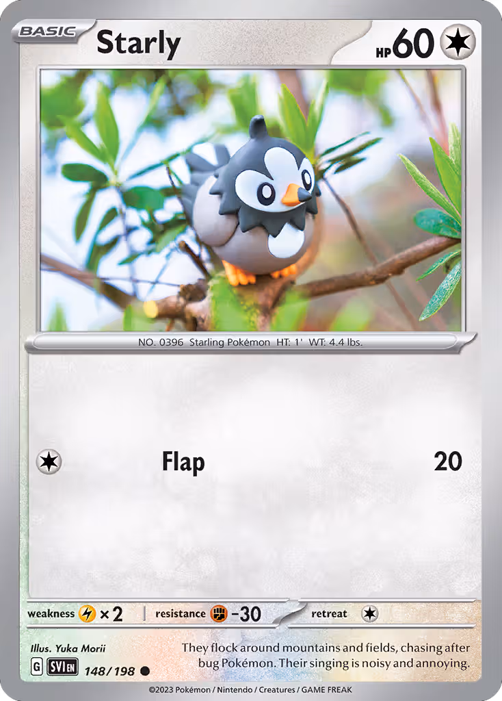 Starly 148/198 Pokemon card