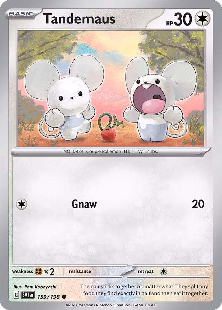 Tandemaus 159/198 Pokemon card