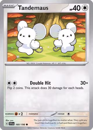 Tandemaus 160/198 Pokemon card