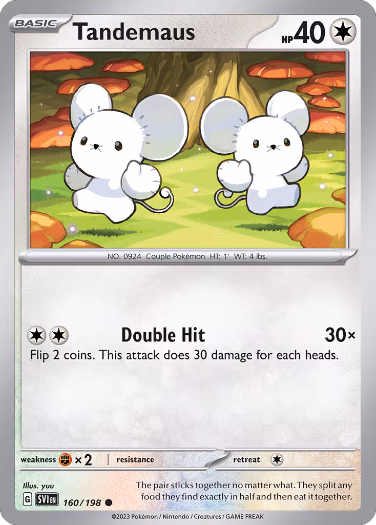 Tandemaus 160/198 Pokemon card