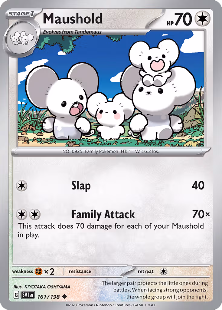 Maushold 161/198 Pokemon card