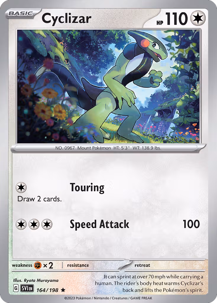 Cyclizar 164/198 Pokemon card