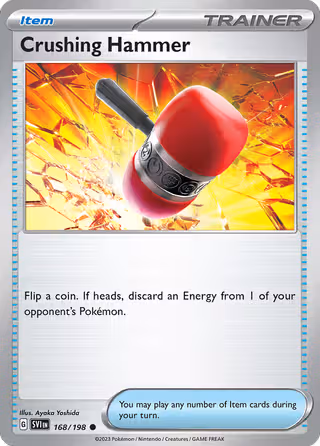 Crushing Hammer 168/198 Pokemon card