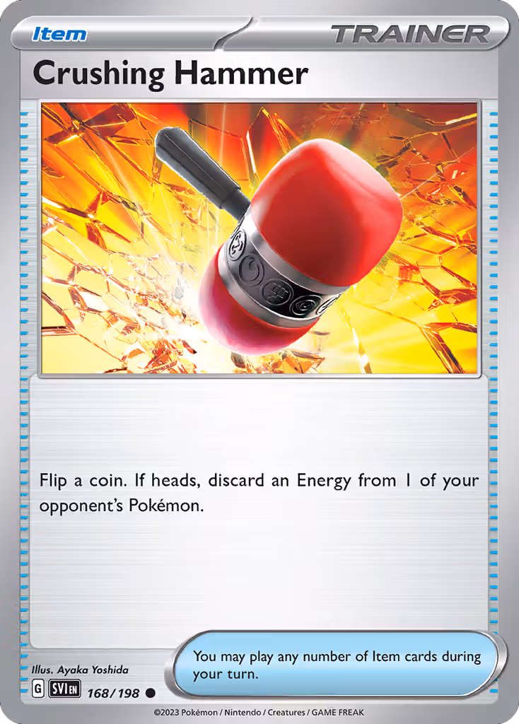 Crushing Hammer 168/198 Pokemon card