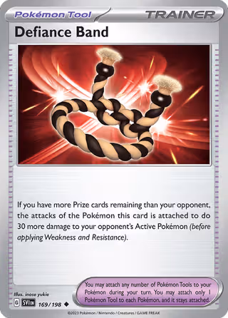 Defiance Band 169/198 Pokemon card