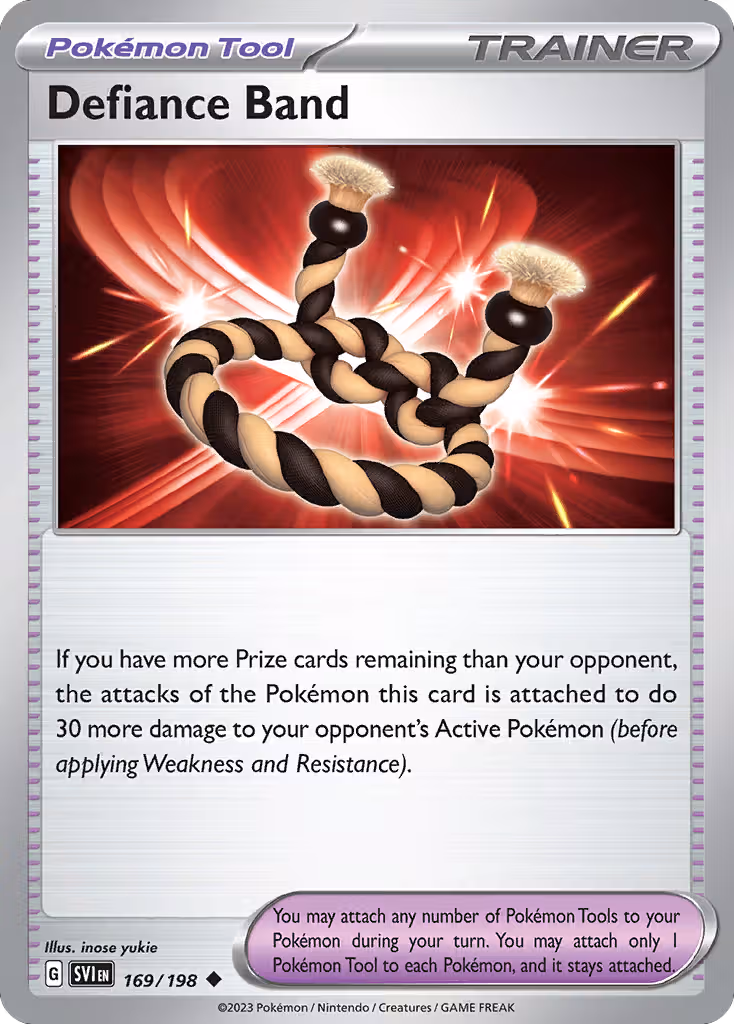 Defiance Band 169/198 Pokemon card