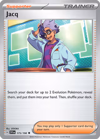 Jacq 175/198 Pokemon card