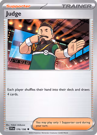 Judge 176/198 Pokemon card