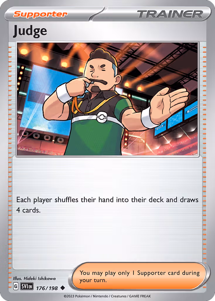 Judge 176/198 Pokemon card