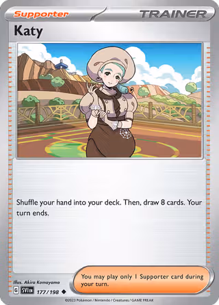 Katy 177/198 Pokemon card