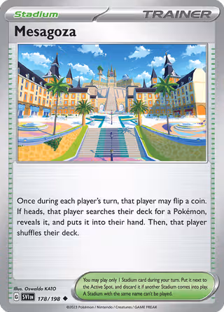 Mesagoza 178/198 Pokemon card