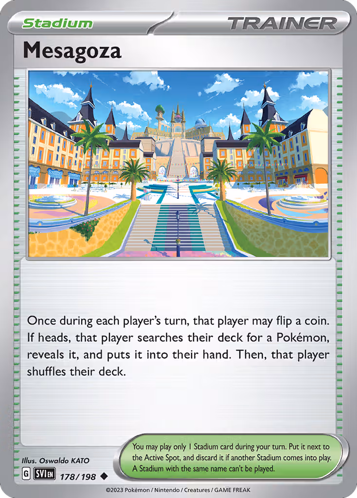 Mesagoza 178/198 Pokemon card