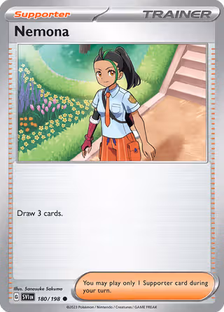 Nemona 180/198 Pokemon card