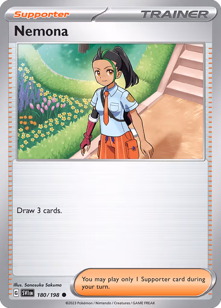 Nemona 180/198 Pokemon card