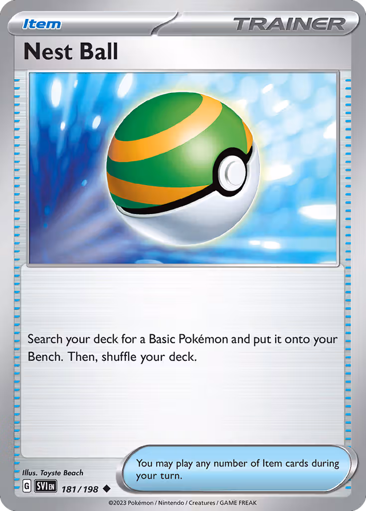 Nest Ball 181/198 Pokemon card