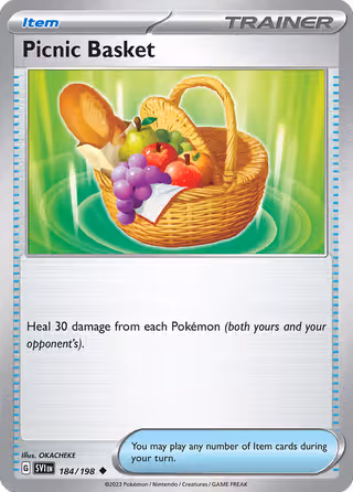 Picnic Basket 184/198 Pokemon card