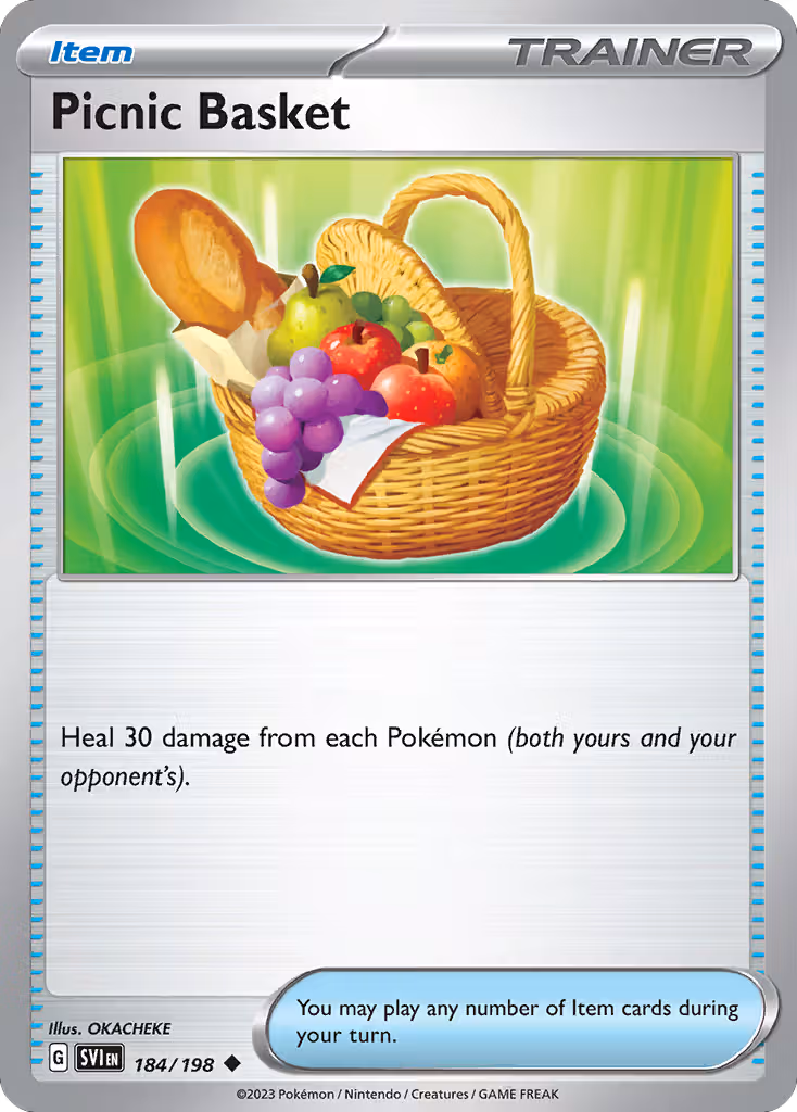 Picnic Basket 184/198 Pokemon card