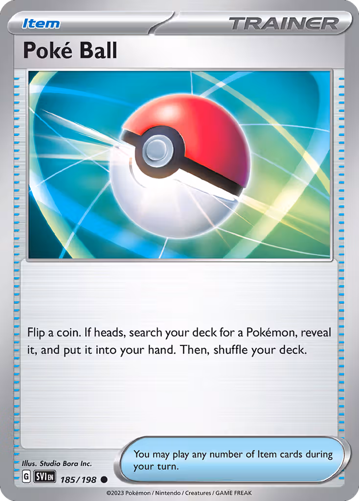 Poké Ball 185/198 Pokemon card
