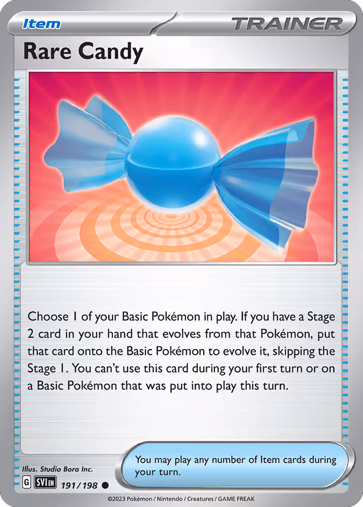 Rare Candy 191/198 Pokemon card