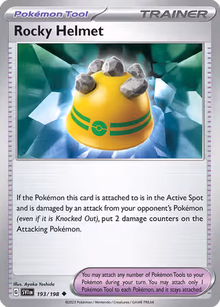 Rocky Helmet 193/198 Pokemon card