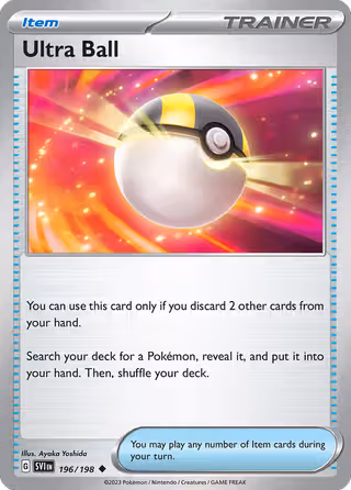 Ultra Ball 196/198 Pokemon card