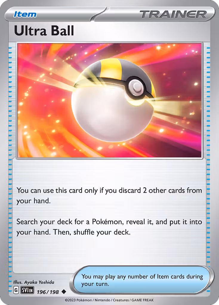 Ultra Ball 196/198 Pokemon card